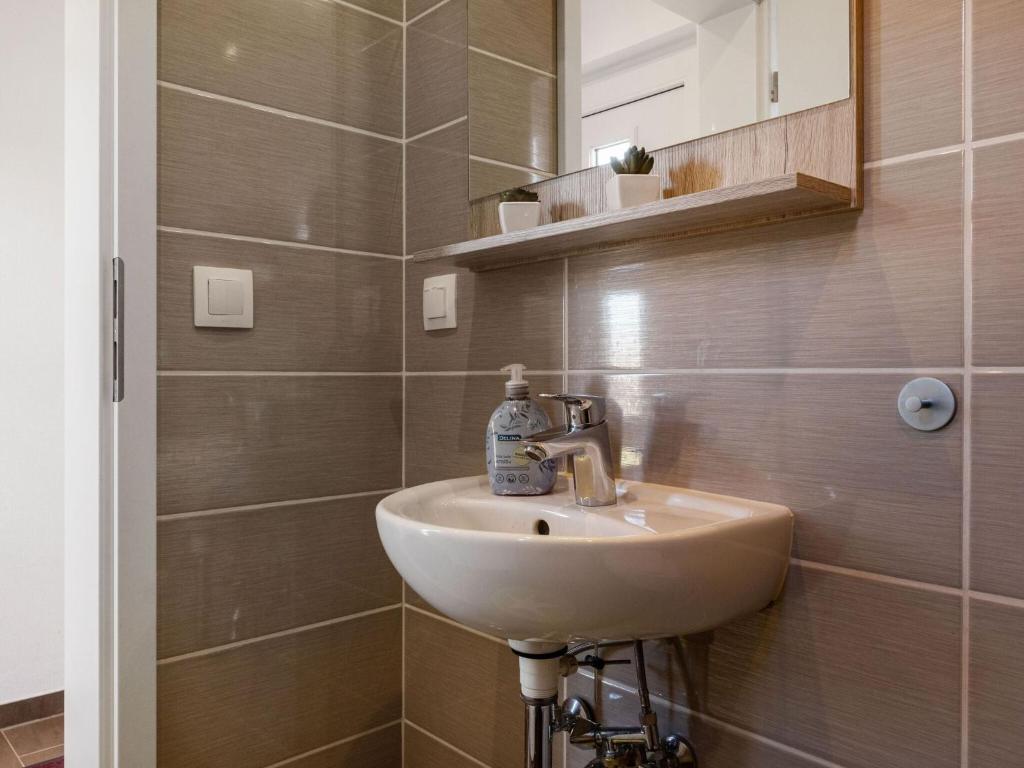 Koupelna v ubytování Holiday Home Hasselfelde near Braunlage Ski Area