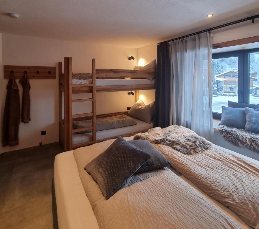 Posteľ alebo postele v izbe v ubytovaní Kaiser Traum Appartement