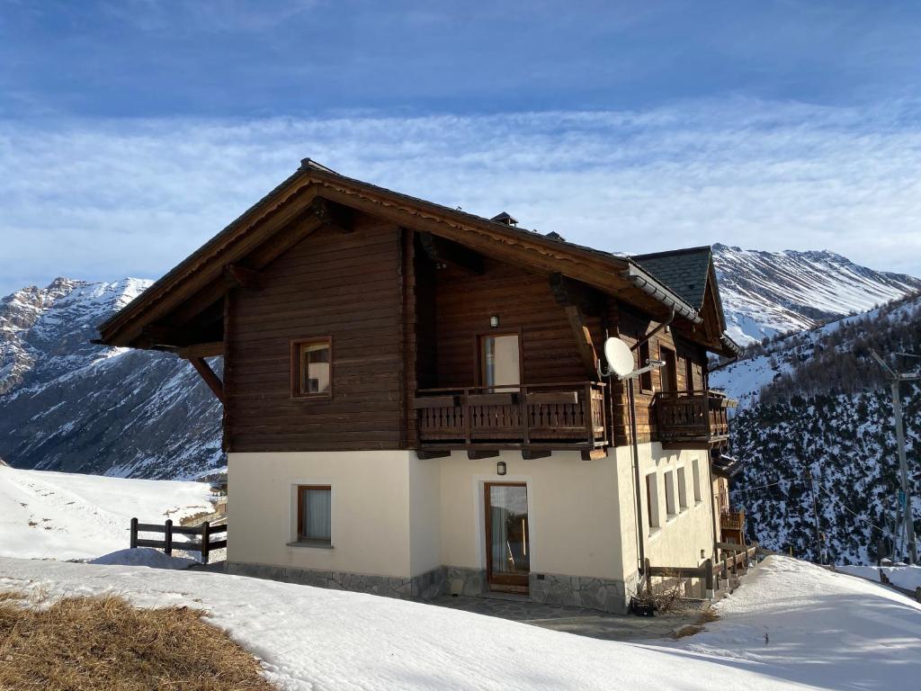 Casa Zelda durante l'inverno