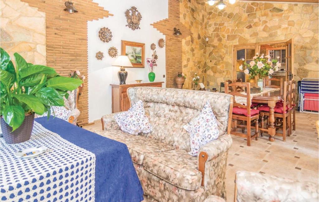 Posezení v ubytování Beautiful Home In Mijas