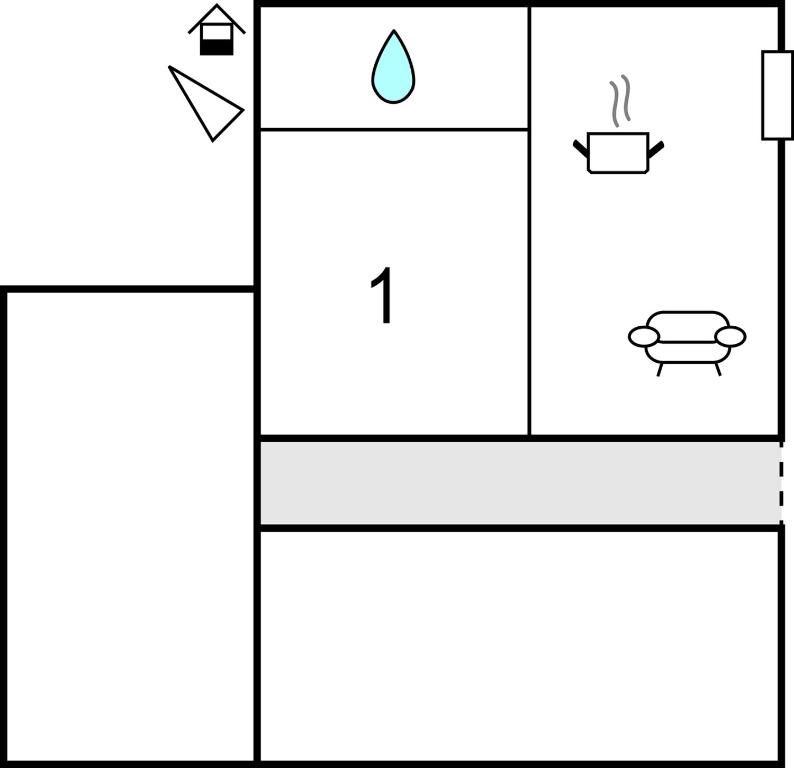 The floor plan of Orizzonte 3