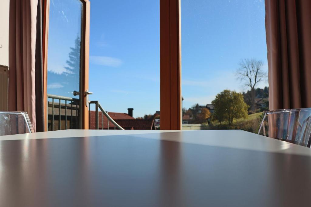 Balkón nebo terasa v ubytování FitApartman