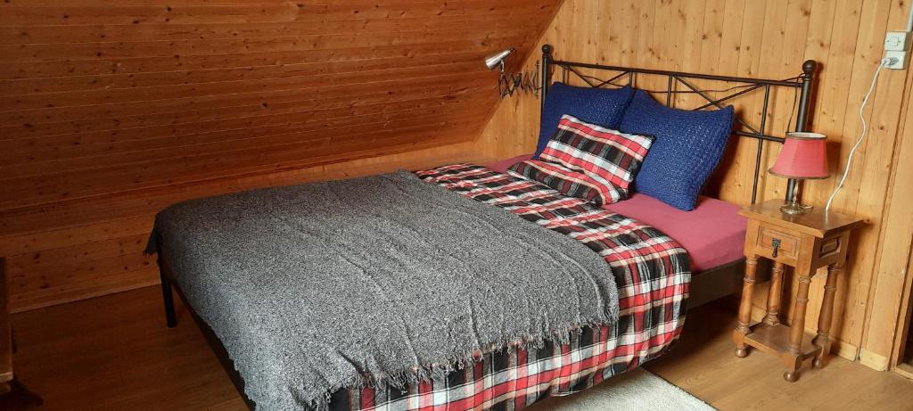 Postel nebo postele na pokoji v ubytování Pilgerhüsli Backpacker