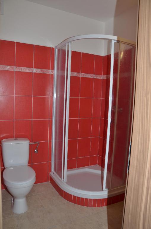 Koupelna v ubytování Hotel Růženy