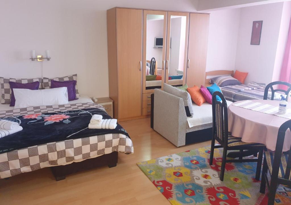 Posezení v ubytování Apartments Kira