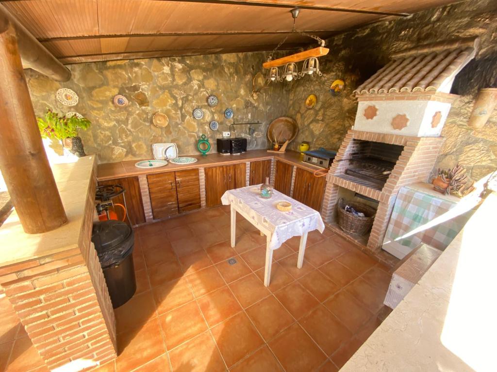 Kuchyňa alebo kuchynka v ubytovaní Casa el saladillo