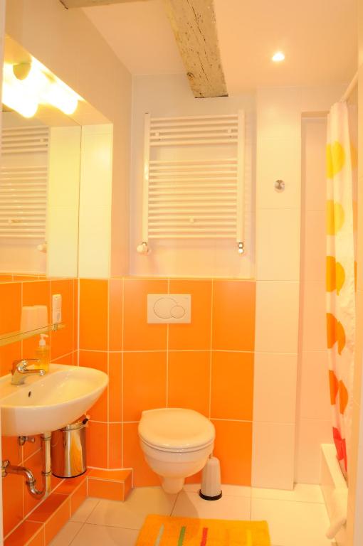 Koupelna v ubytování Hotel zur alten Stadtmauer