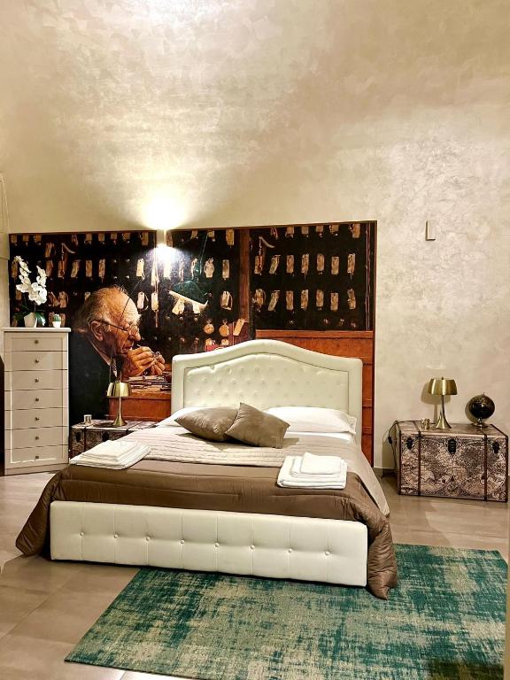 Postel nebo postele na pokoji v ubytování La Torre del Tempo
