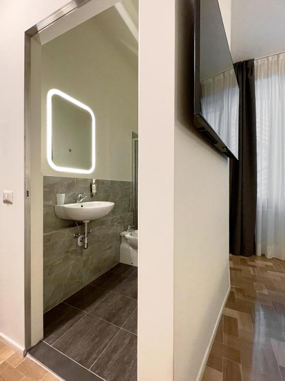 Kúpeľňa v ubytovaní Villino Milano