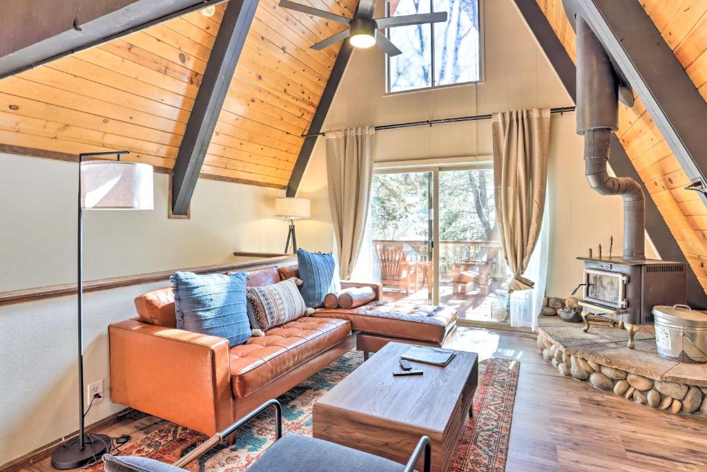 Updated A-Frame Cabin Less Than Half-Mi to Ski and Hike - Housity