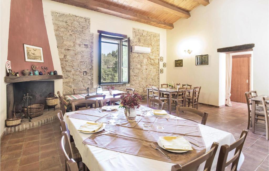 A seating area at Casale Malena
