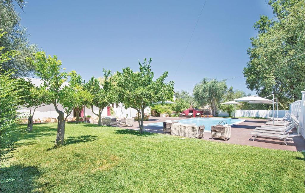 A garden outside Casale Malena