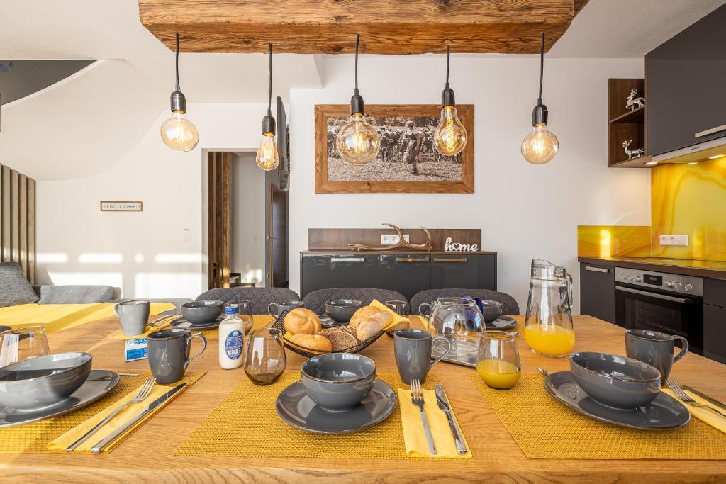 Kuchyňa alebo kuchynka v ubytovaní Alpenlodge Bad Mitterndorf