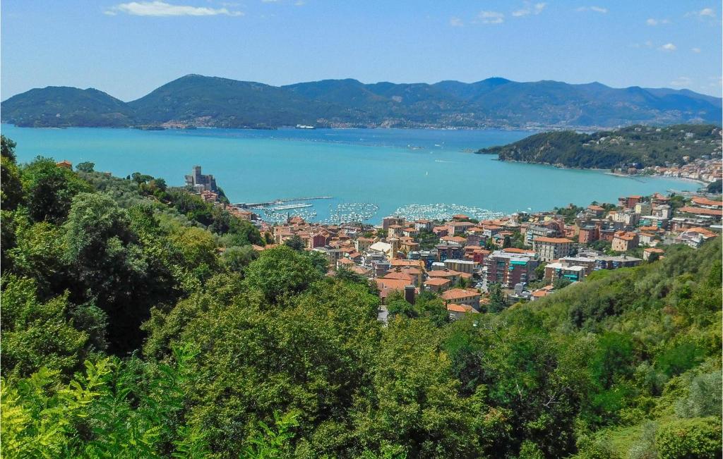 a view of a city and a body of water at Stunning Apartment In La Spezia With 1 Bedrooms And Wifi in La Spezia