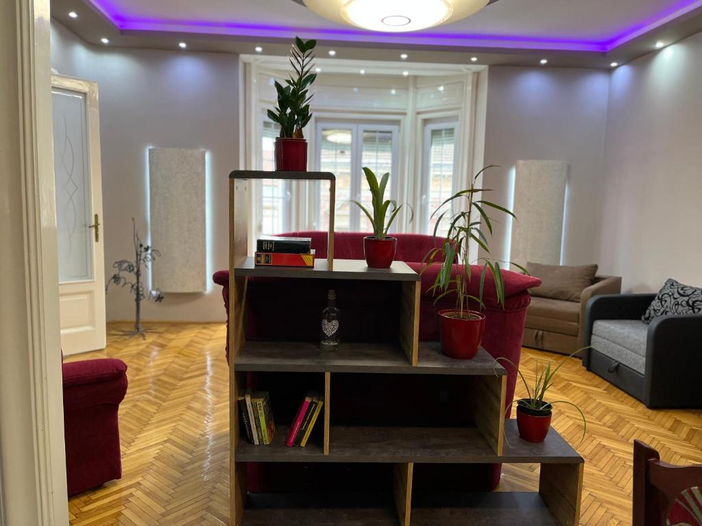 Część wypoczynkowa w obiekcie Széchenyi Apartman (IV Deluxe) Miskolc belvárosában