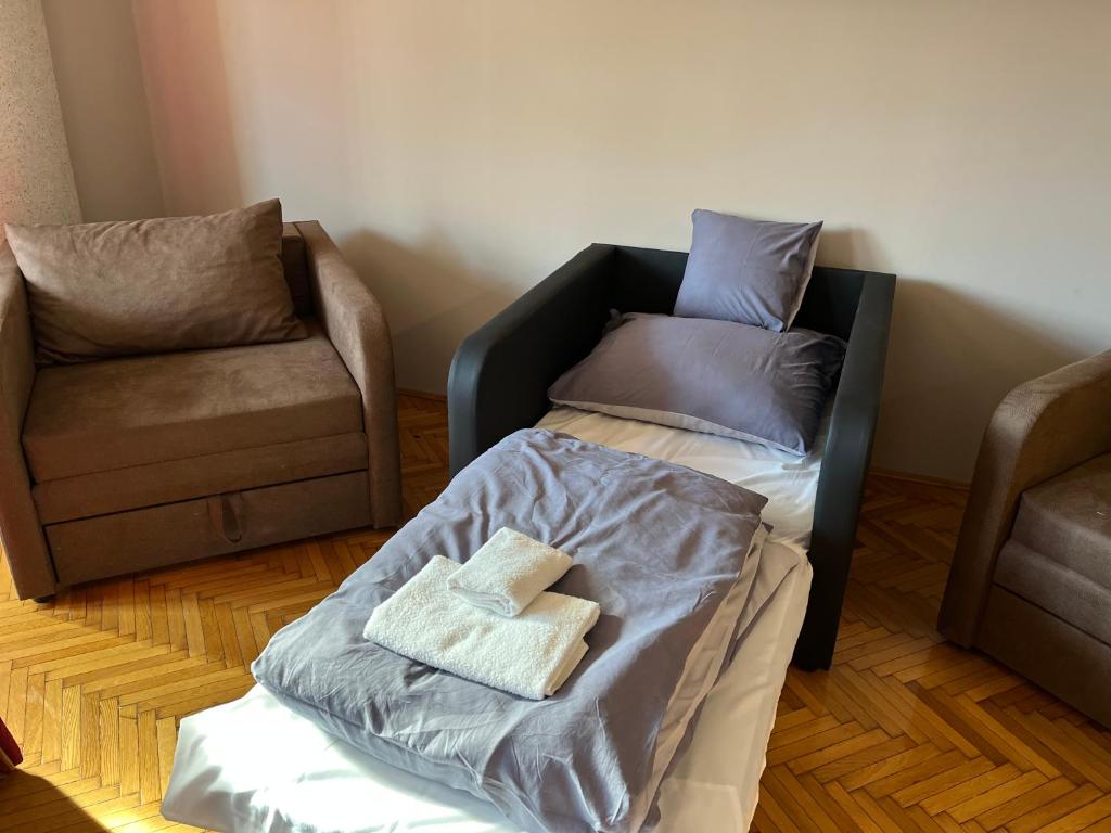 Część wypoczynkowa w obiekcie Széchenyi Apartman (IV Deluxe) Miskolc belvárosában