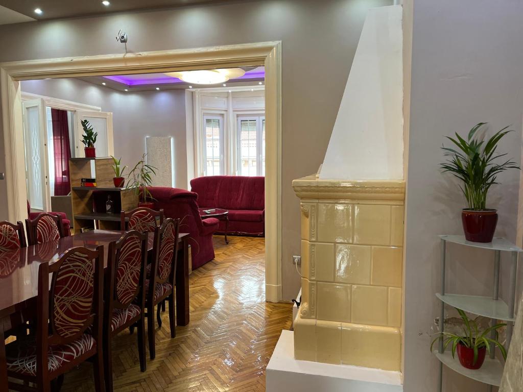 Część wypoczynkowa w obiekcie Széchenyi Apartman (IV Deluxe) Miskolc belvárosában