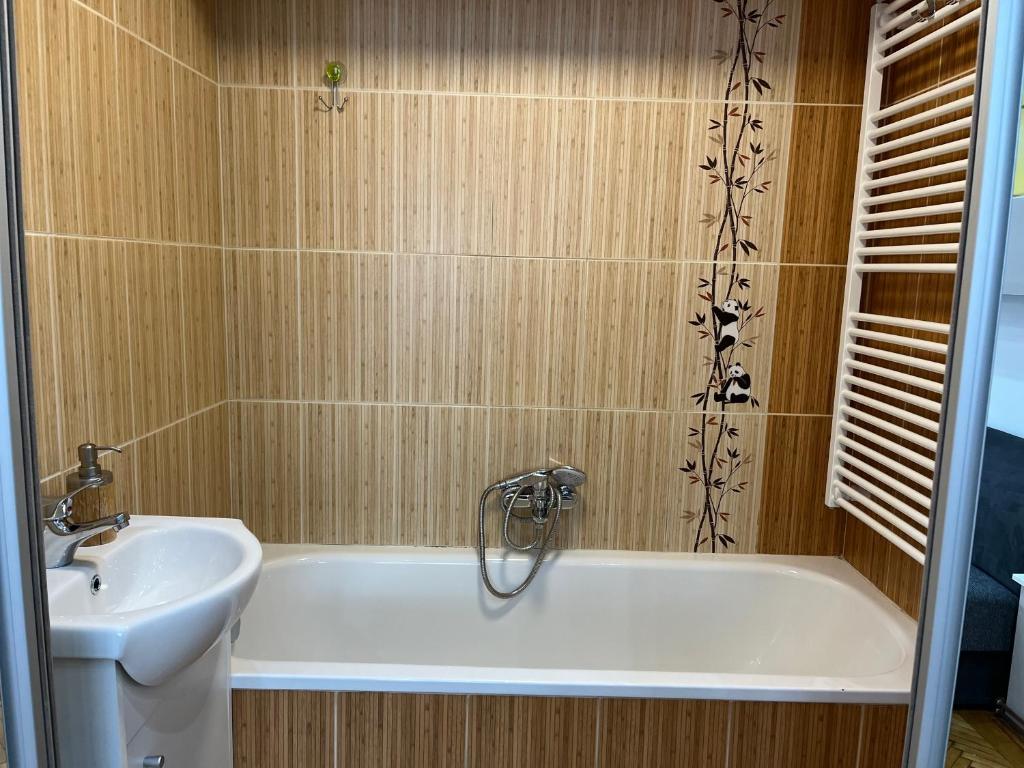 Łazienka w obiekcie Széchenyi Apartman (IV Deluxe) Miskolc belvárosában