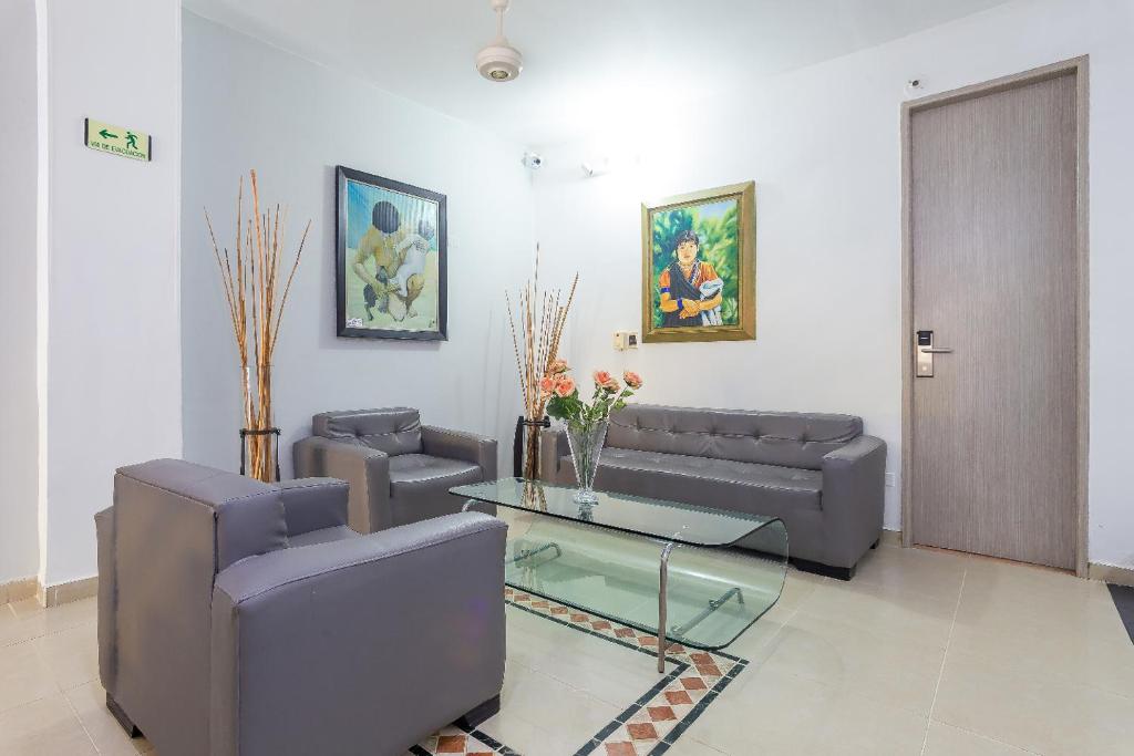 Posezení v ubytování Hotel Emberá