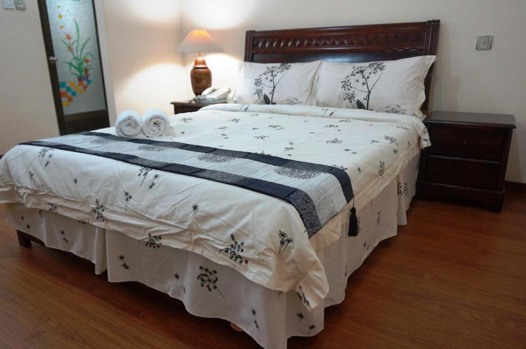 Postel nebo postele na pokoji v ubytování Jeruton Hotel