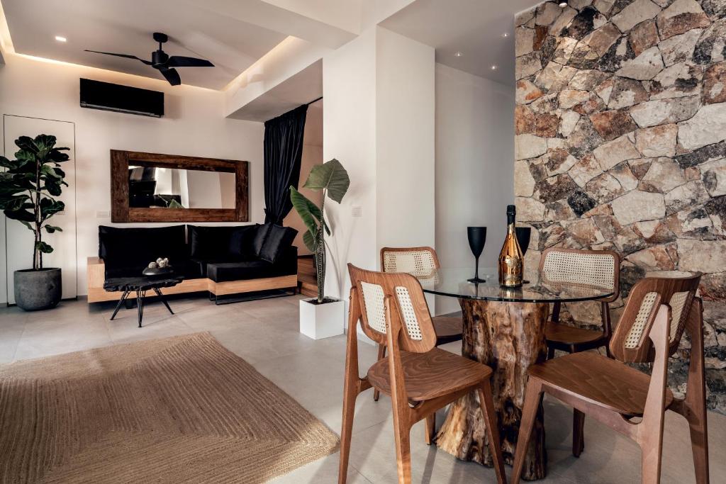 Posezení v ubytování Horizon Luxury Suite