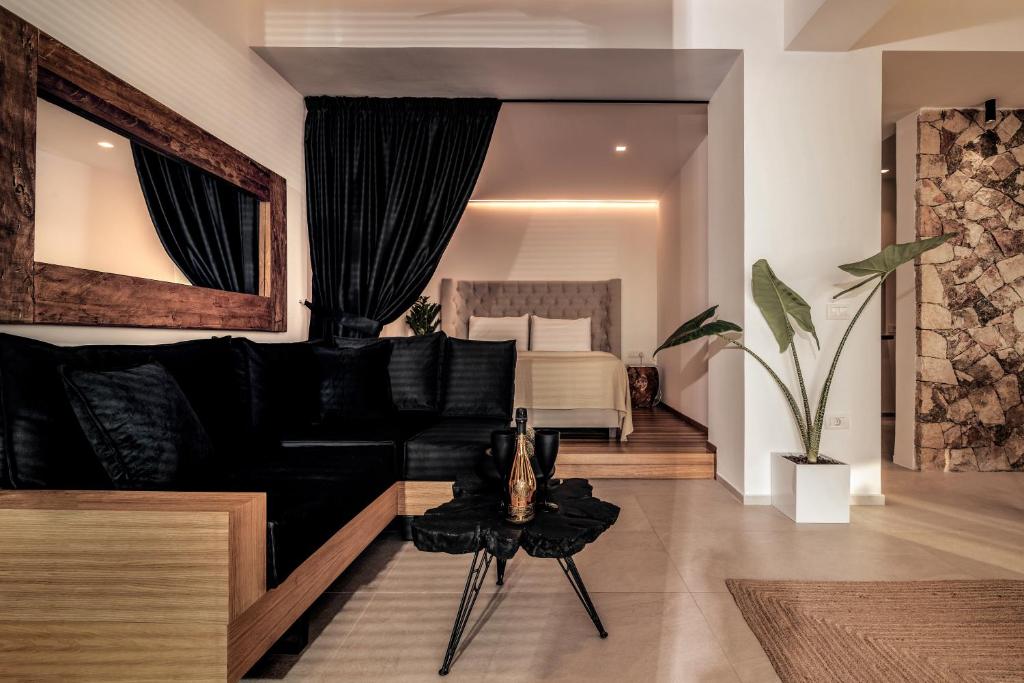 Posezení v ubytování Horizon Luxury Suite