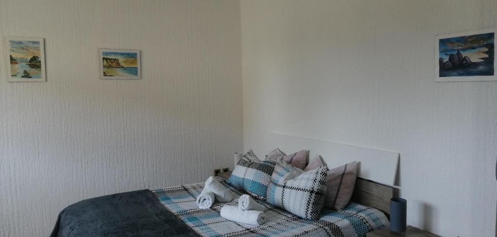 Postel nebo postele na pokoji v ubytování Apartman studio Katarina