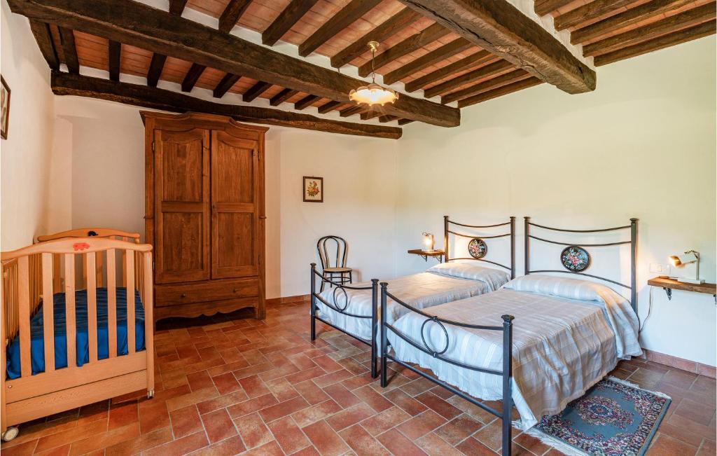 Letto o letti in una camera di Le Caselle