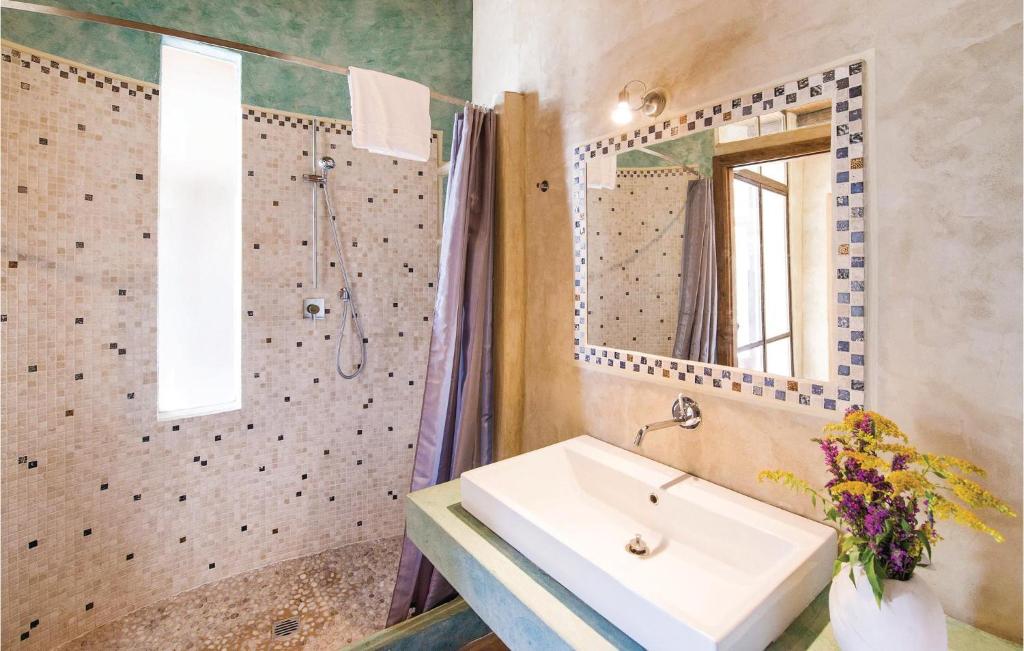 Kúpeľňa v ubytovaní Casa I Fiordalisi