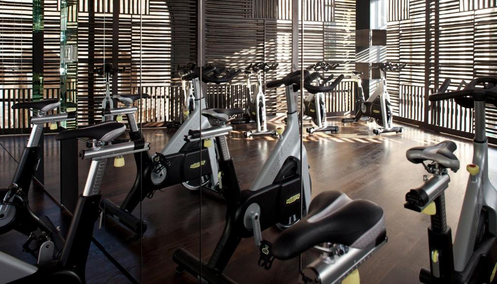 Fitness centrum a/nebo fitness zařízení v ubytování Mamilla Hotel