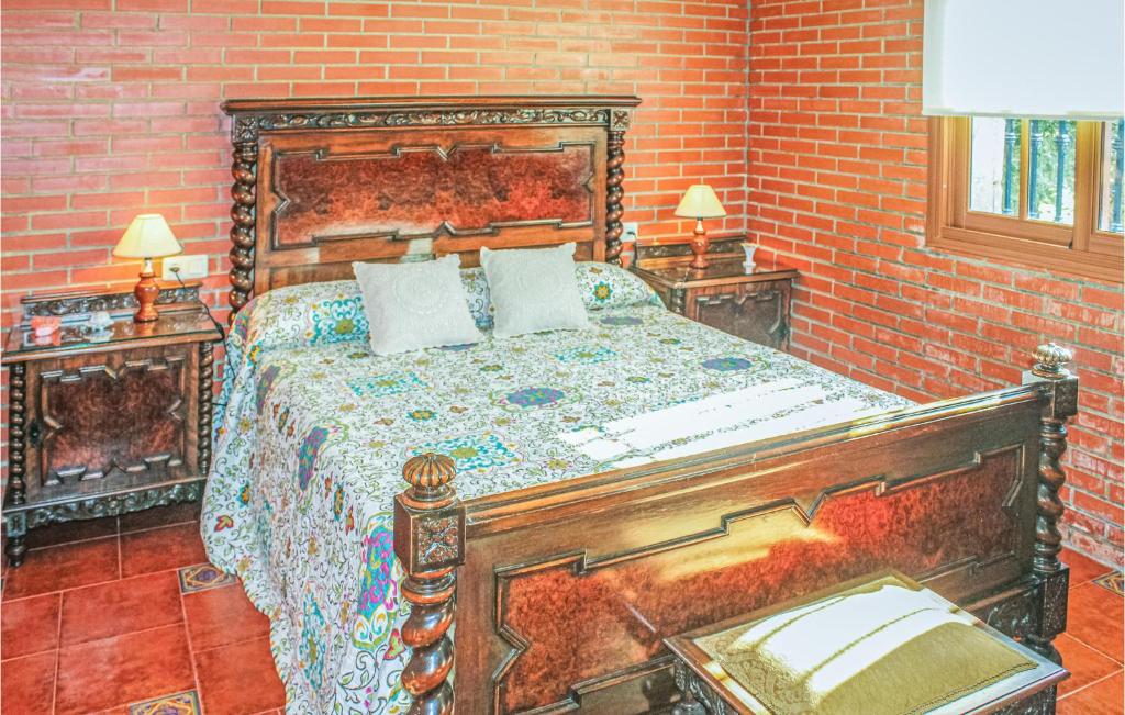 Posteľ alebo postele v izbe v ubytovaní Awesome Home In El Gastor
