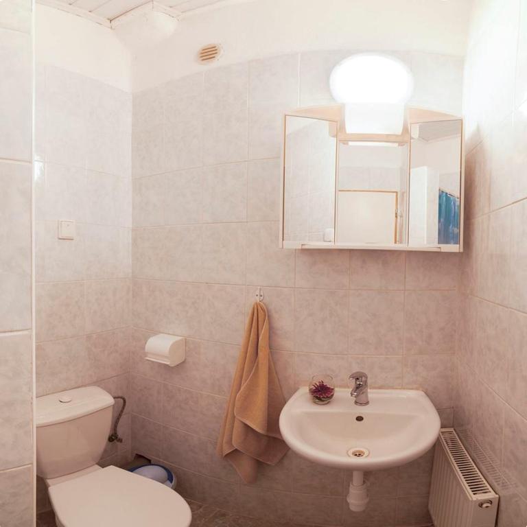 Koupelna v ubytování Motel pod Stromíšom