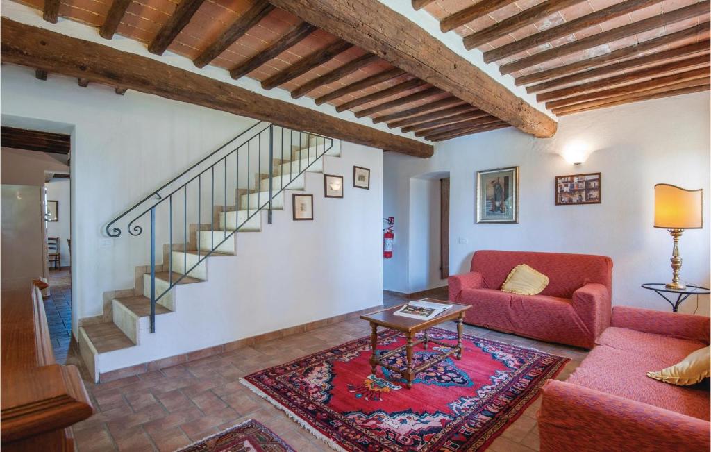 A seating area at Poggio Napoleone