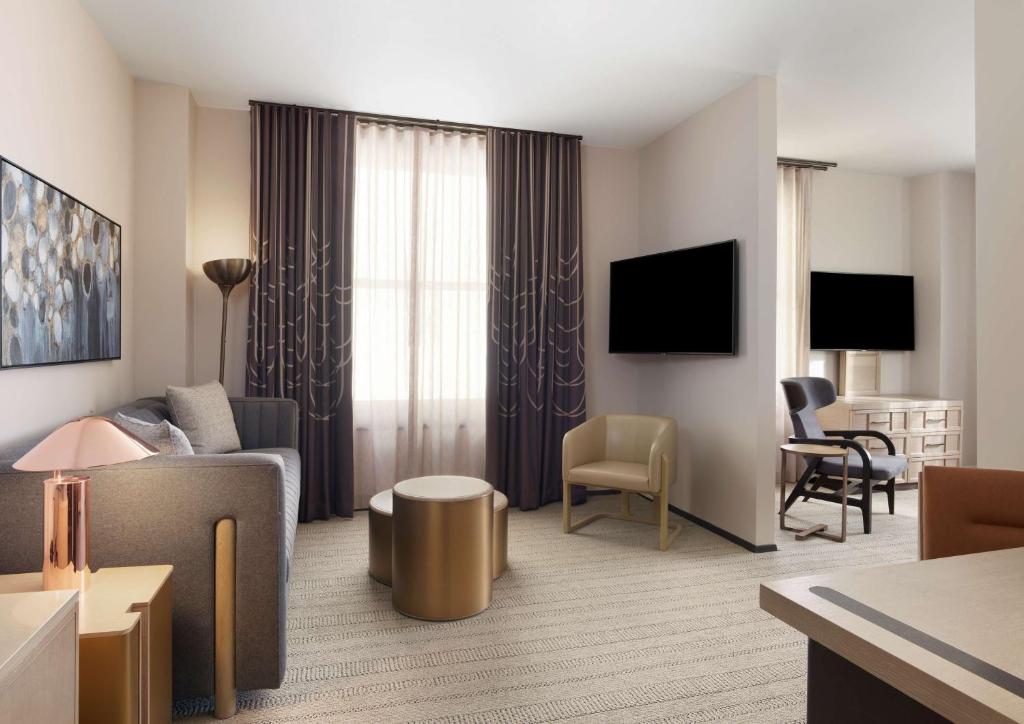 The Clift Royal Sonesta San Francisco - Junior Suite Two Queen Beds