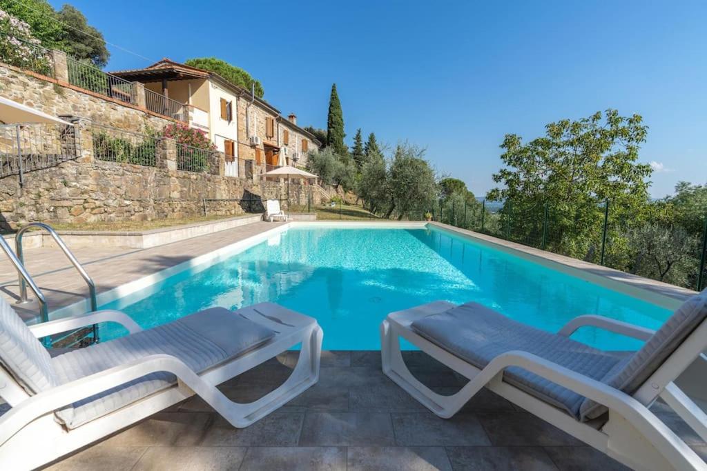 Bazén v ubytování La Bandita - antica casa di campagna toscana con piscina, WIFI e splendida vista nebo v jeho okolí