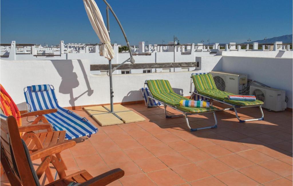 Balkón nebo terasa v ubytování Lovely Apartment In Alhama De Murcia