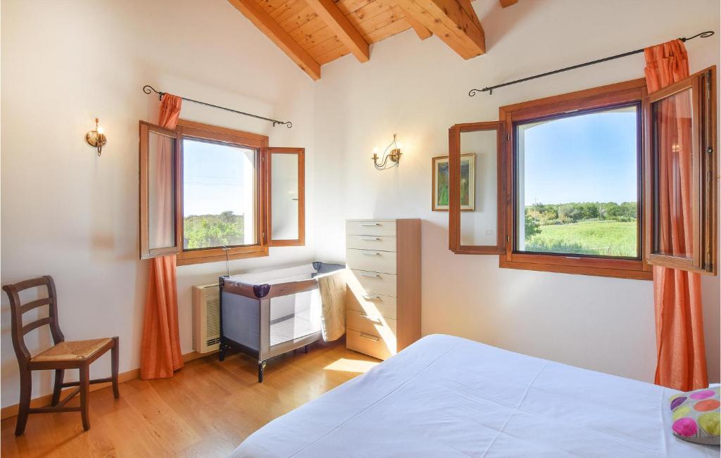 Łóżko lub łóżka w pokoju w obiekcie Porta Di Valle 2