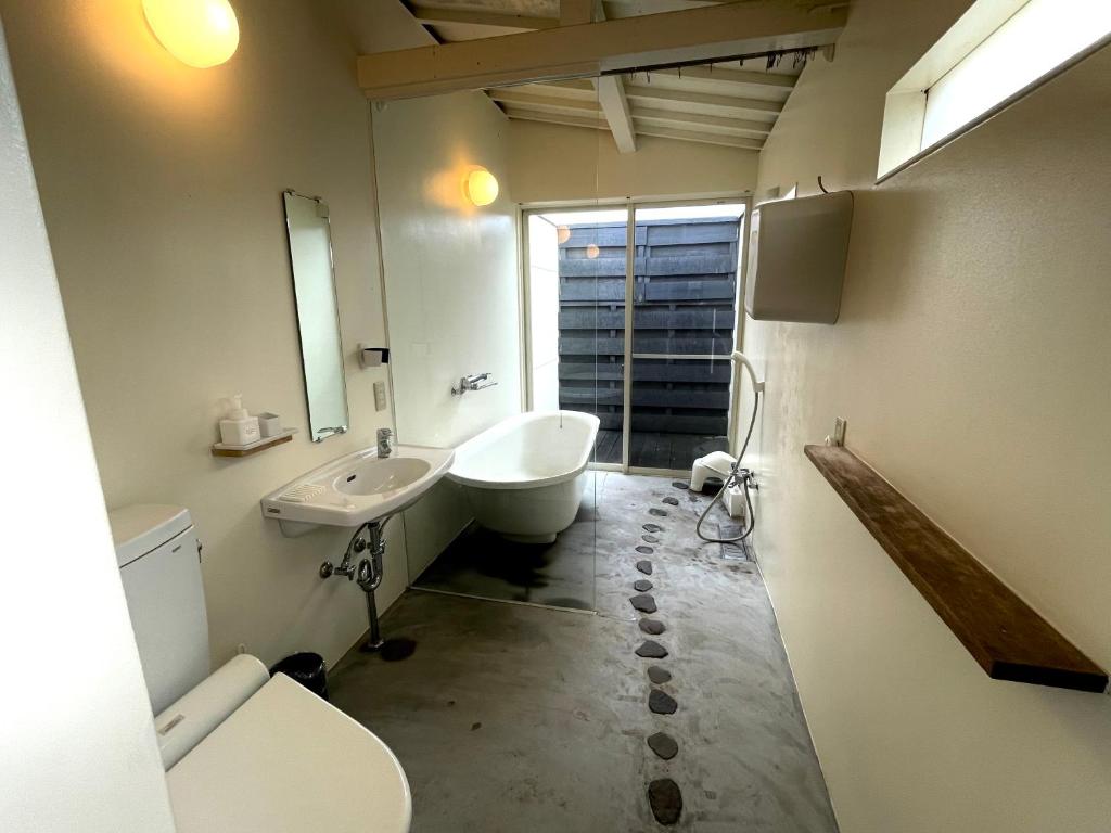Megijima Beach Apartmentにあるバスルーム