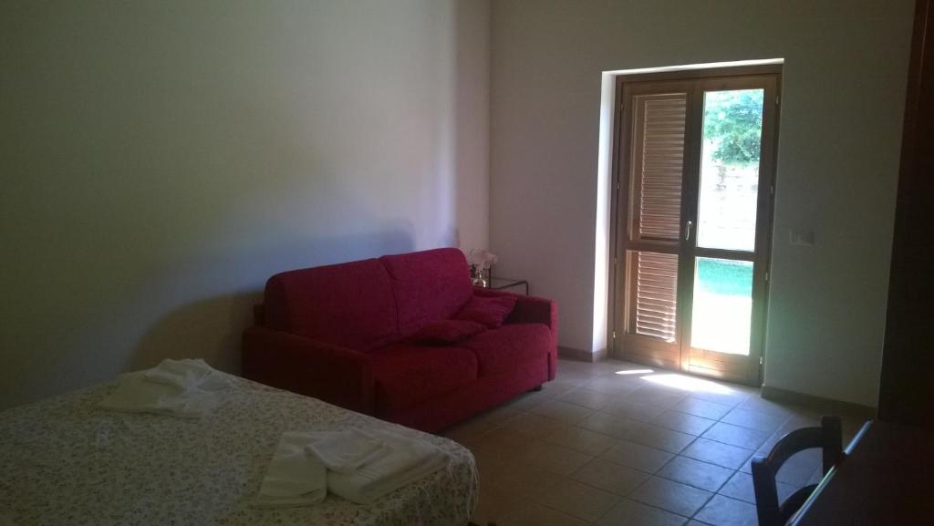 Posteľ alebo postele v izbe v ubytovaní Agriturismo Monte dell'Olmo