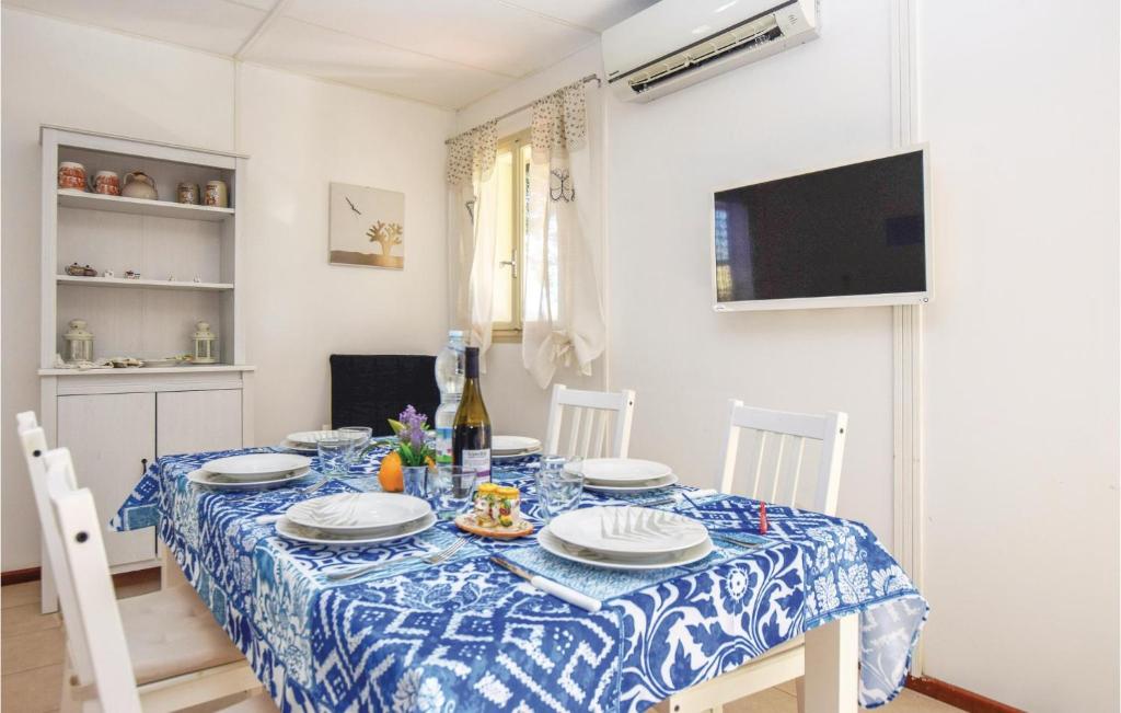 A television and/or entertainment centre at Villa Andrea