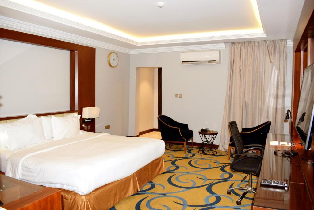 Posezení v ubytování فندق السلطنة جازان -Alsltanah Jazan Hotel
