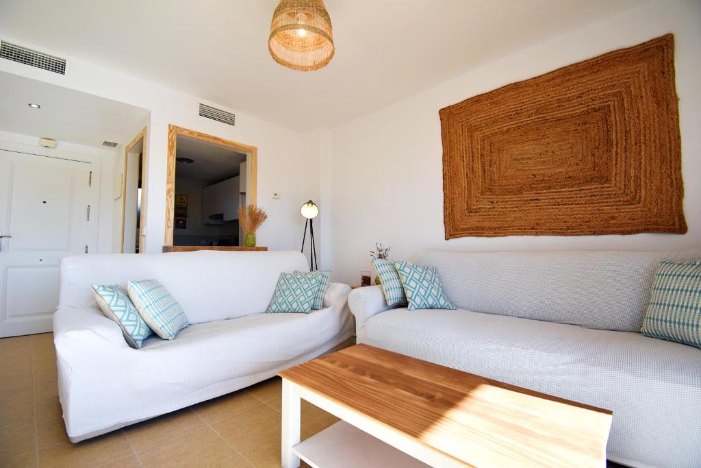 Posedenie v ubytovaní Marinas Sunset - Tu Dúplex con Solarium Privado!