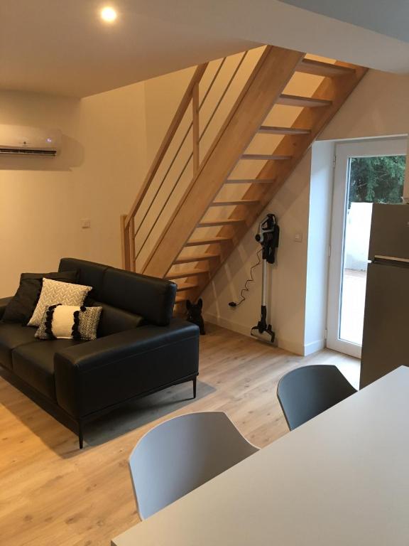 Posezení v ubytování Gîte Le Relais