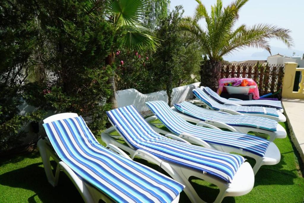 Zahrada ubytování Villa Aleandra con Maravillosas Vistas al mar!