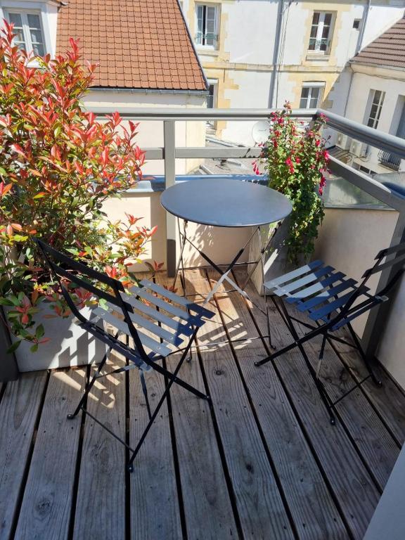 Balkón nebo terasa v ubytování Hôtel Le Chantilly