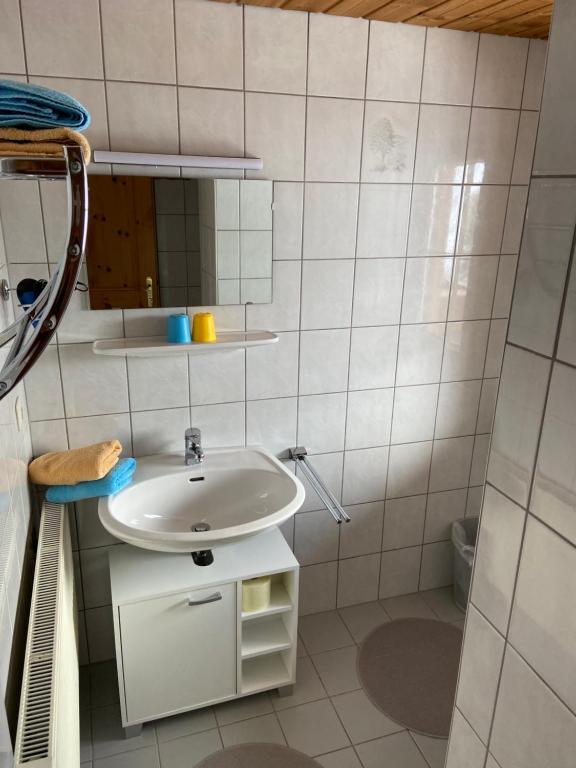 Koupelna v ubytování Reiterhof Familie Laubichler