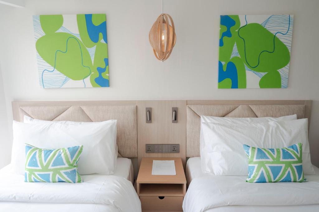 Posezení v ubytování Lime Resort Manila