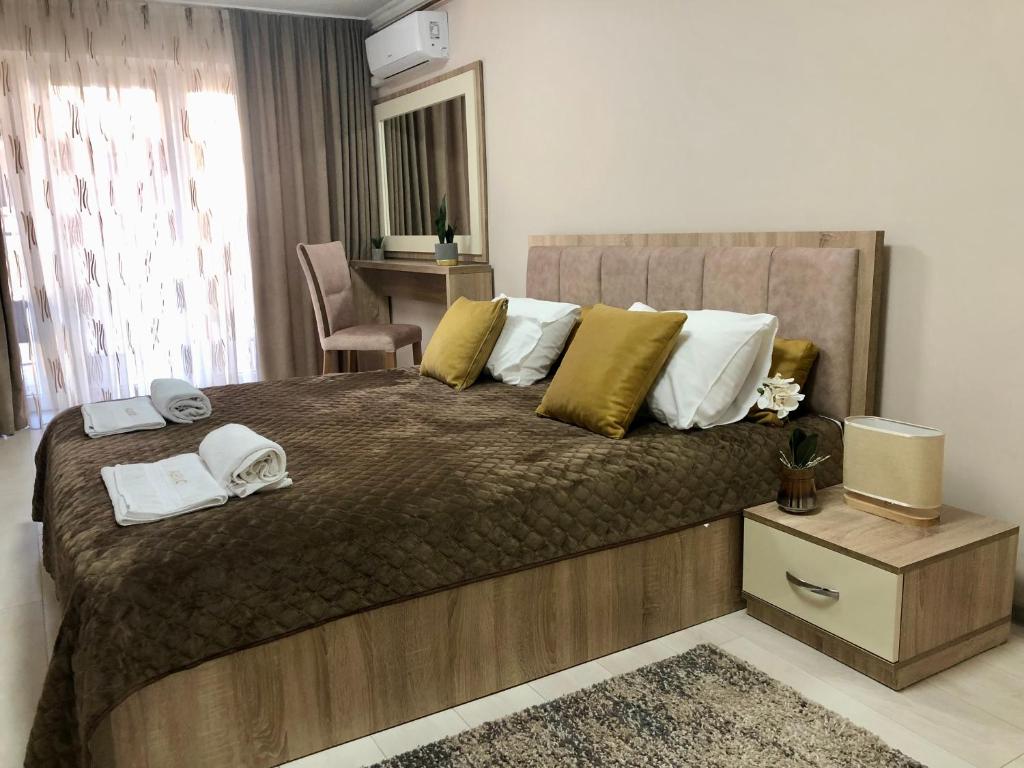Кровать или кровати в номере Alenso Guesthouse