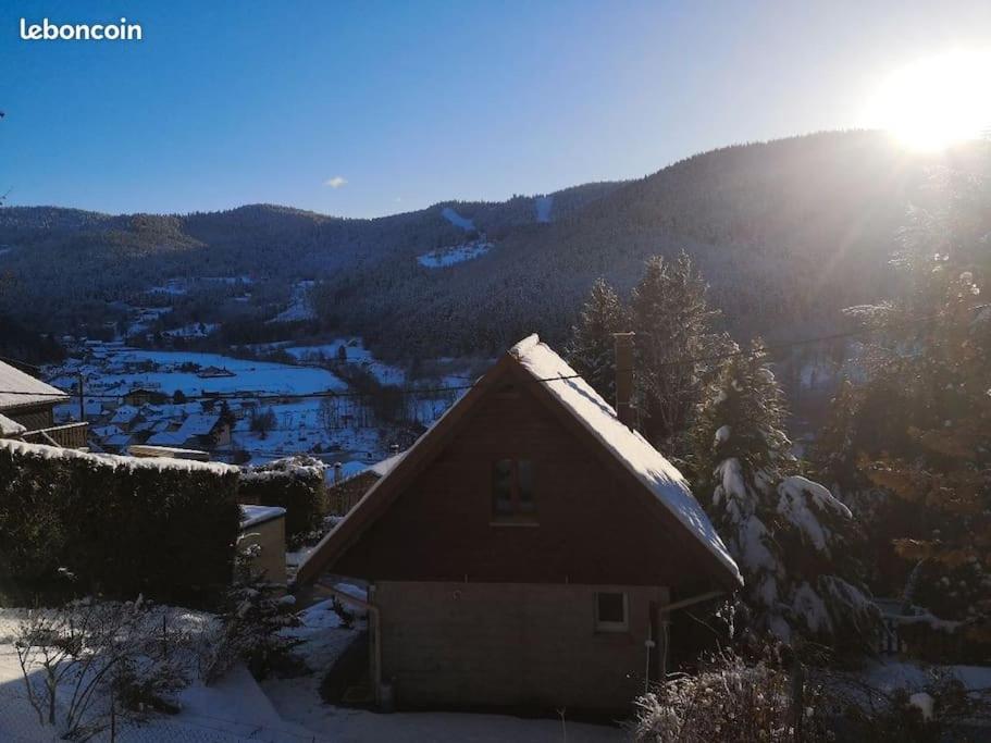 Le Chalet Chouette Vosgien during the winter