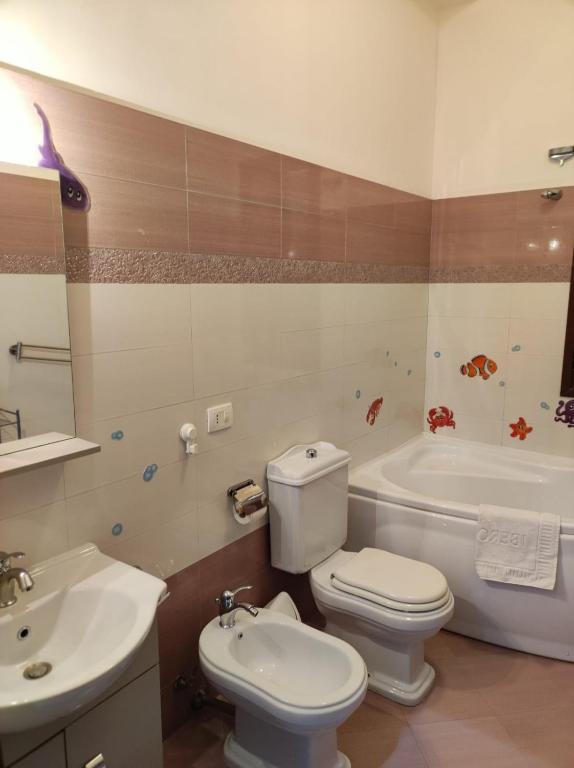Koupelna v ubytování B&B AMURI RANNI